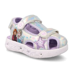Sandalia Ni&ntilde;a Bubblegummers Femke Blanco - Lila